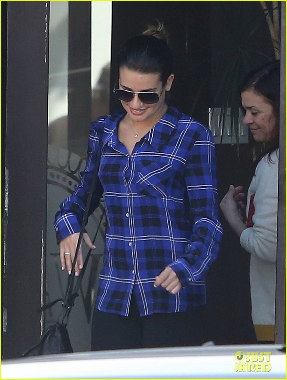 Full Sized Photo of lea michele salon weho 17 | Lea Michele: Salon