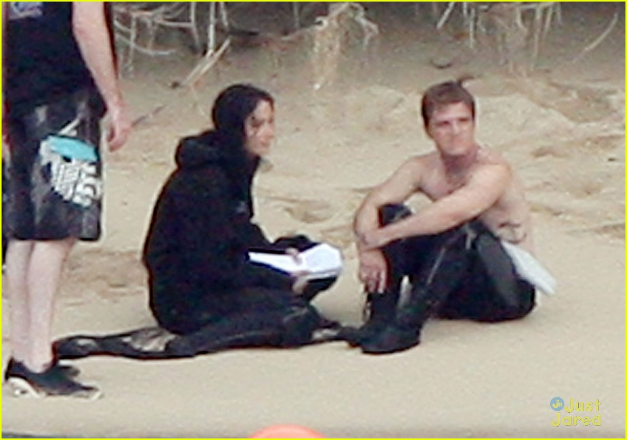 Josh Hutcherson Shirtless Catching Fire