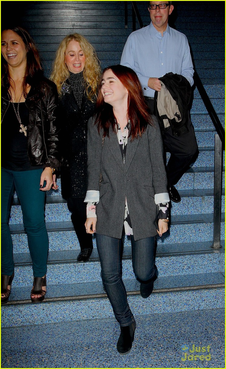 Full Sized Photo Of Lily Collins Convention Center 05 Lily Collins 