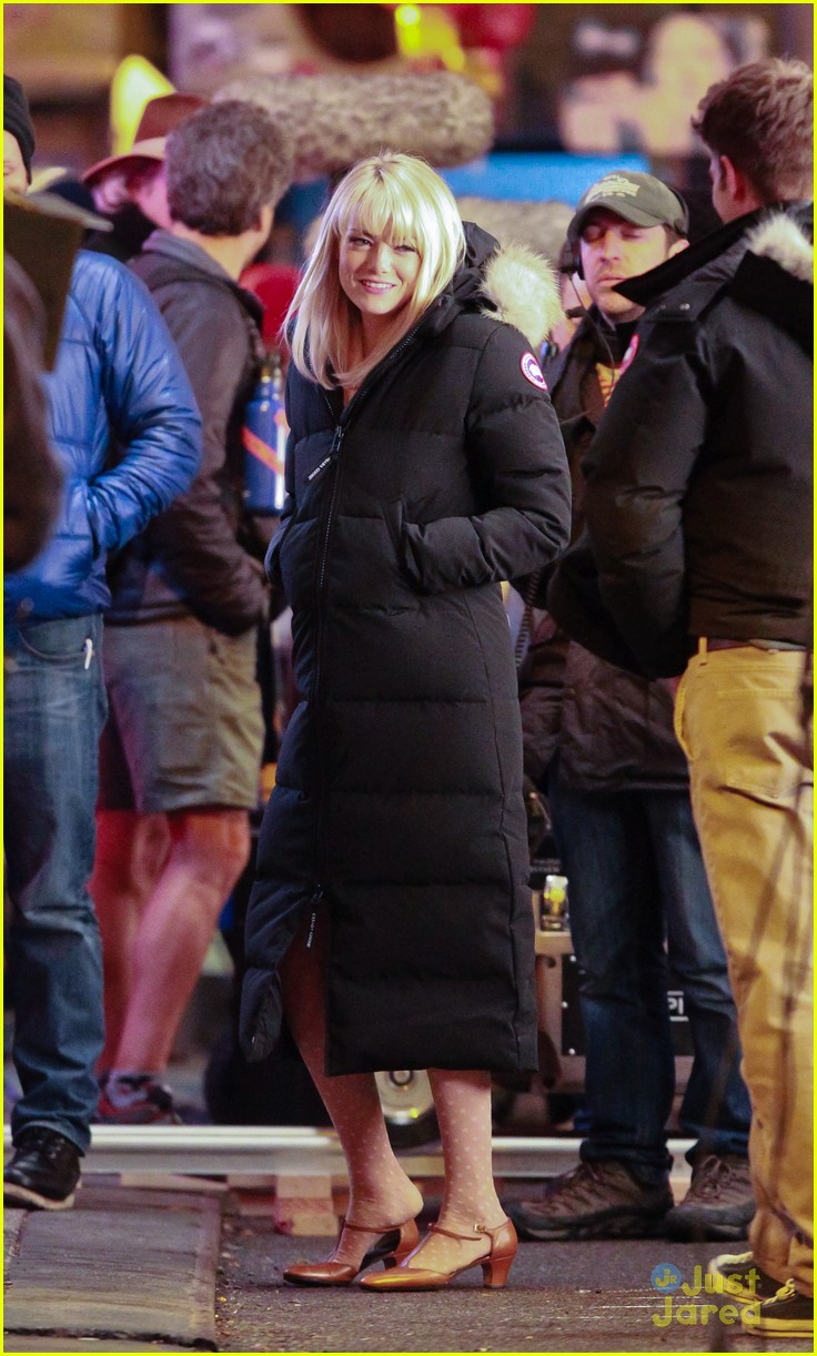 Emma Stone & Andrew Garfield: 'Spider-Man' Filming in Chinatown | Photo ...