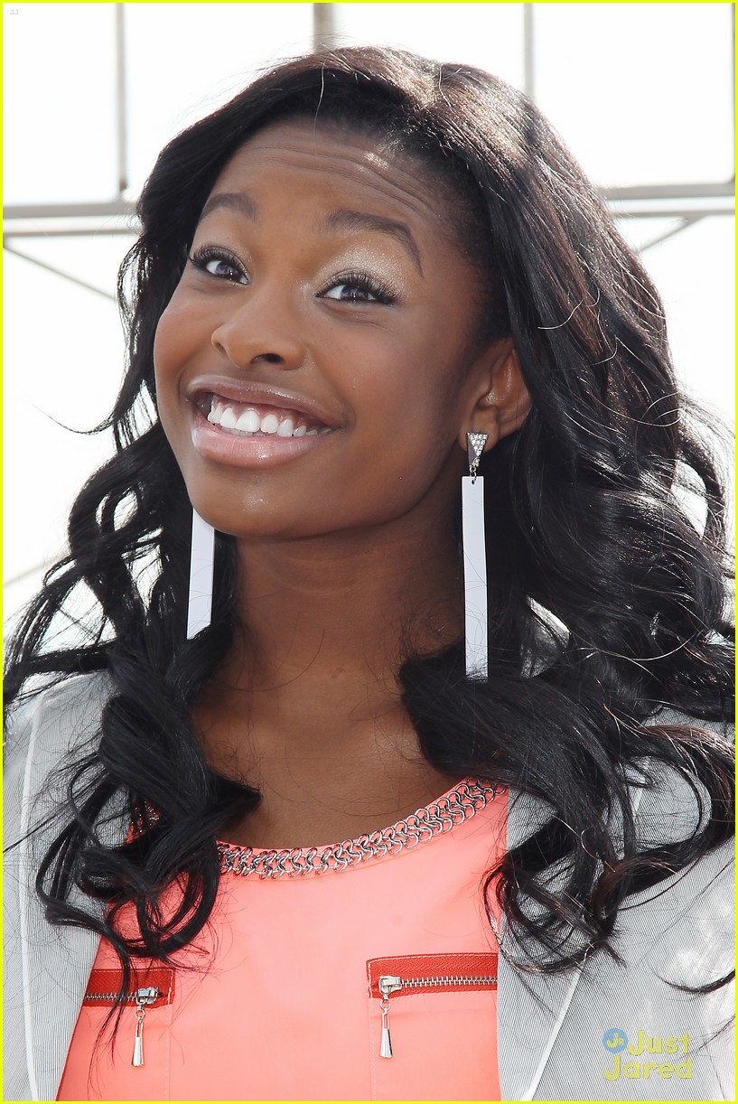Full Sized Photo of coco jones esb pics interview 19 Coco Jones Empire State Building JJJ