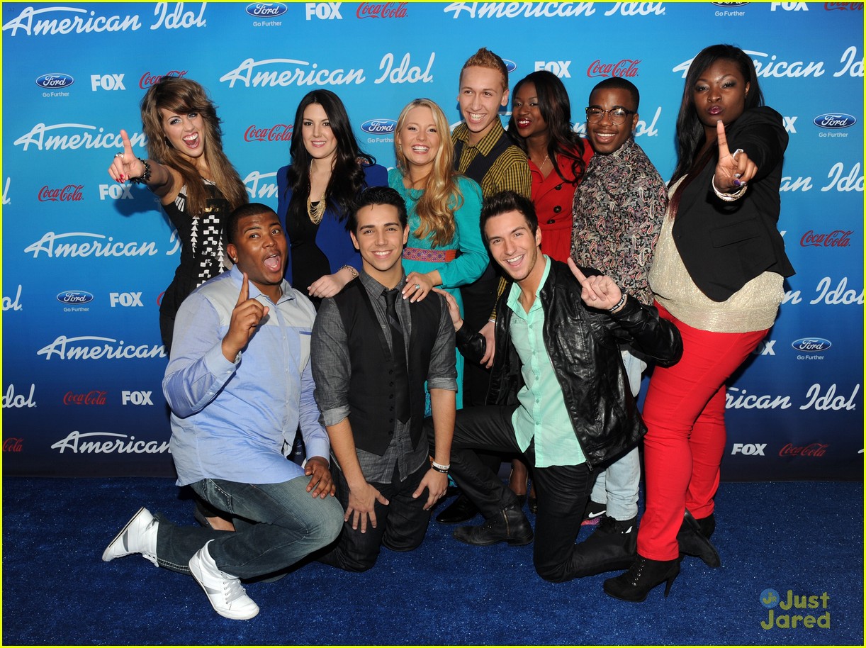 Paul Jolley & Lazaro Arbos: 'American Idol' Top 10 Finalists Party ...