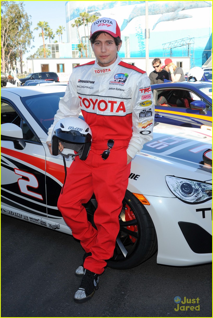 Full Sized Photo of jackson rathbone toyota celeb race 07 Jackson