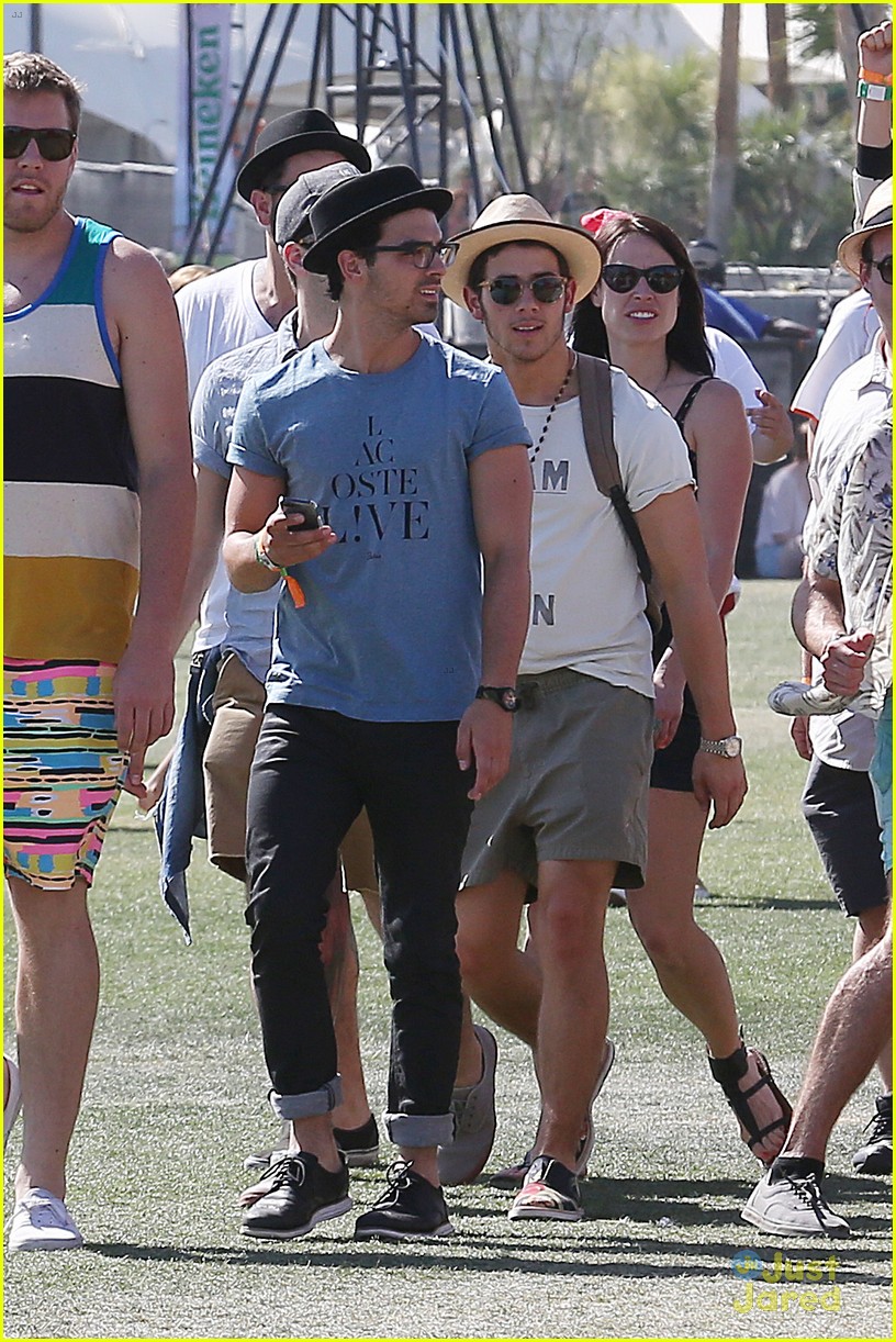 Joe & Nick Jonas: Lacoste Desert Pool Party 