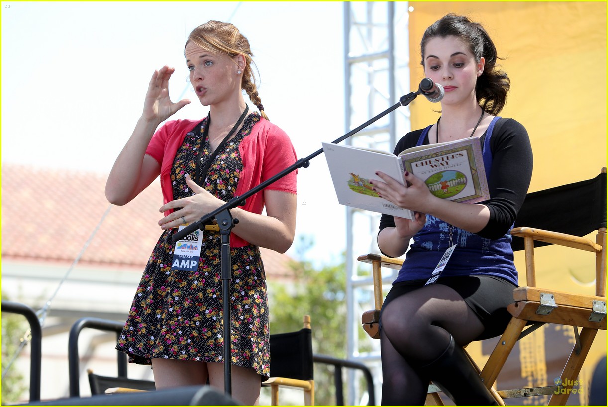 Full Sized Photo of katie leclerc vanessa marano festival books 01