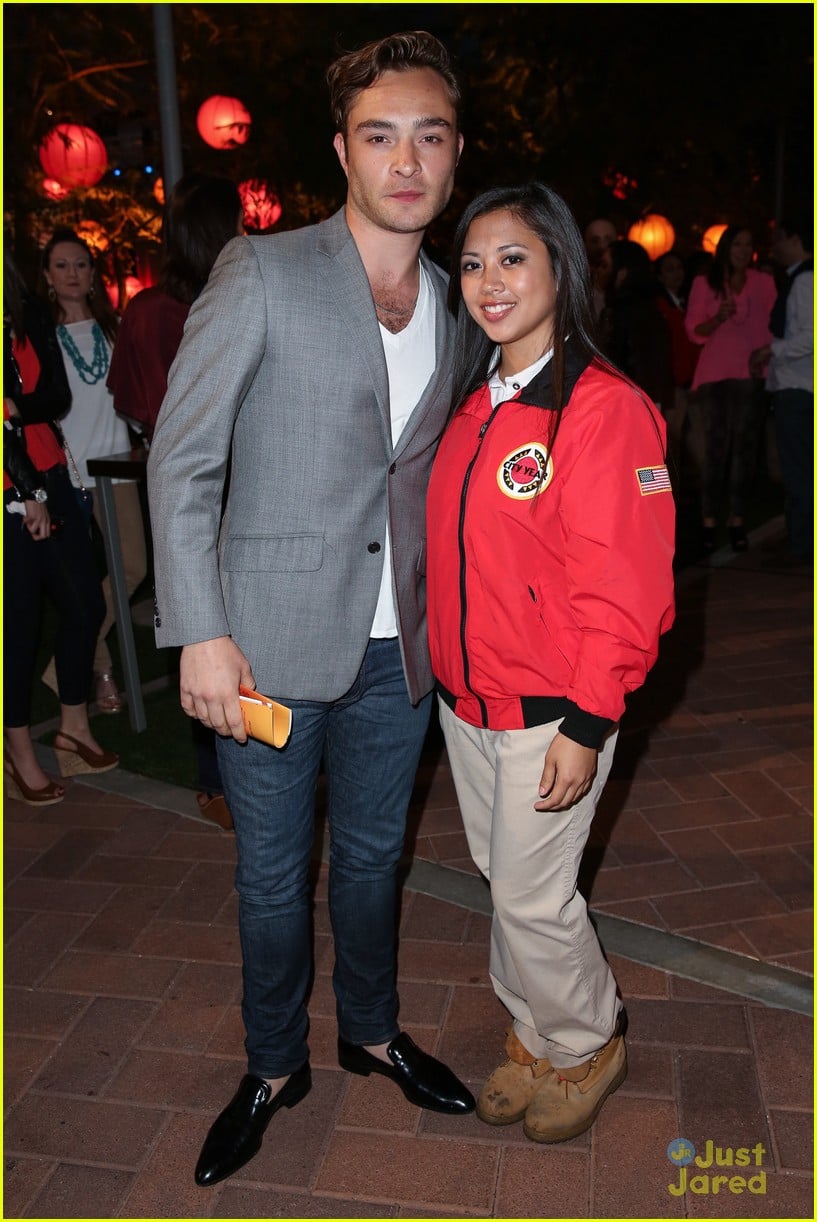 Full Sized Photo of ed westwick city year spring break event 05 | Ed