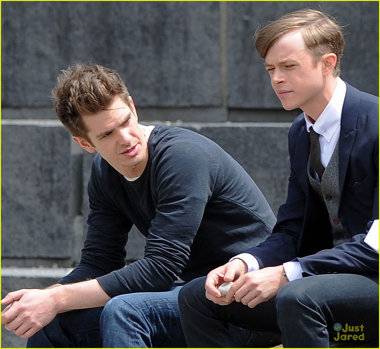 Andrew Garfield: 'Spider-Man' Filming with Dane DeHaan: Photo 559150 |  Andrew Garfield, Dane DeHaan Pictures | Just Jared Jr.