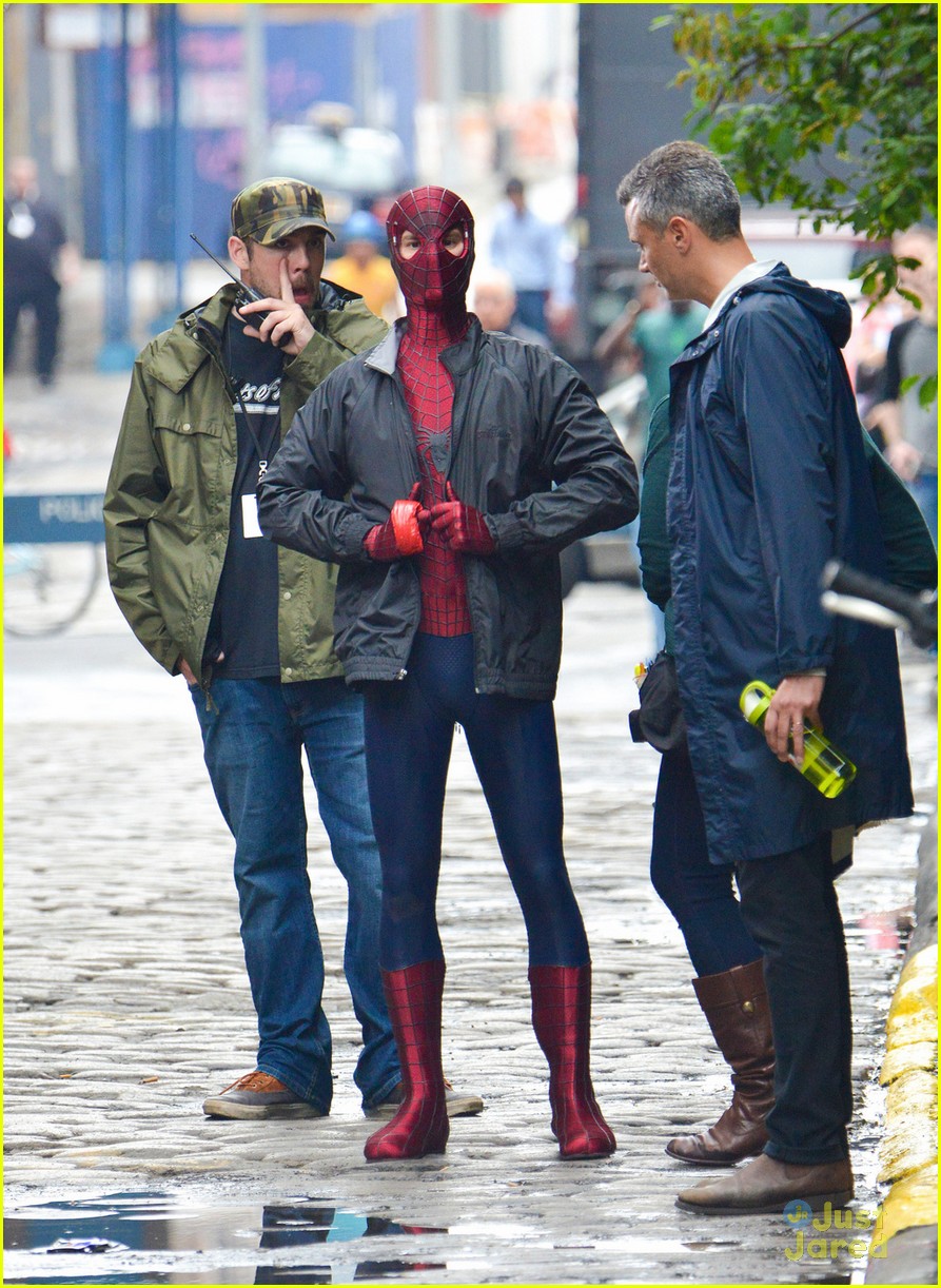 Full Sized Photo Of Andrew Garfield Spider Stunt Scene 03 Andrew Garfield Spider Man Stunt