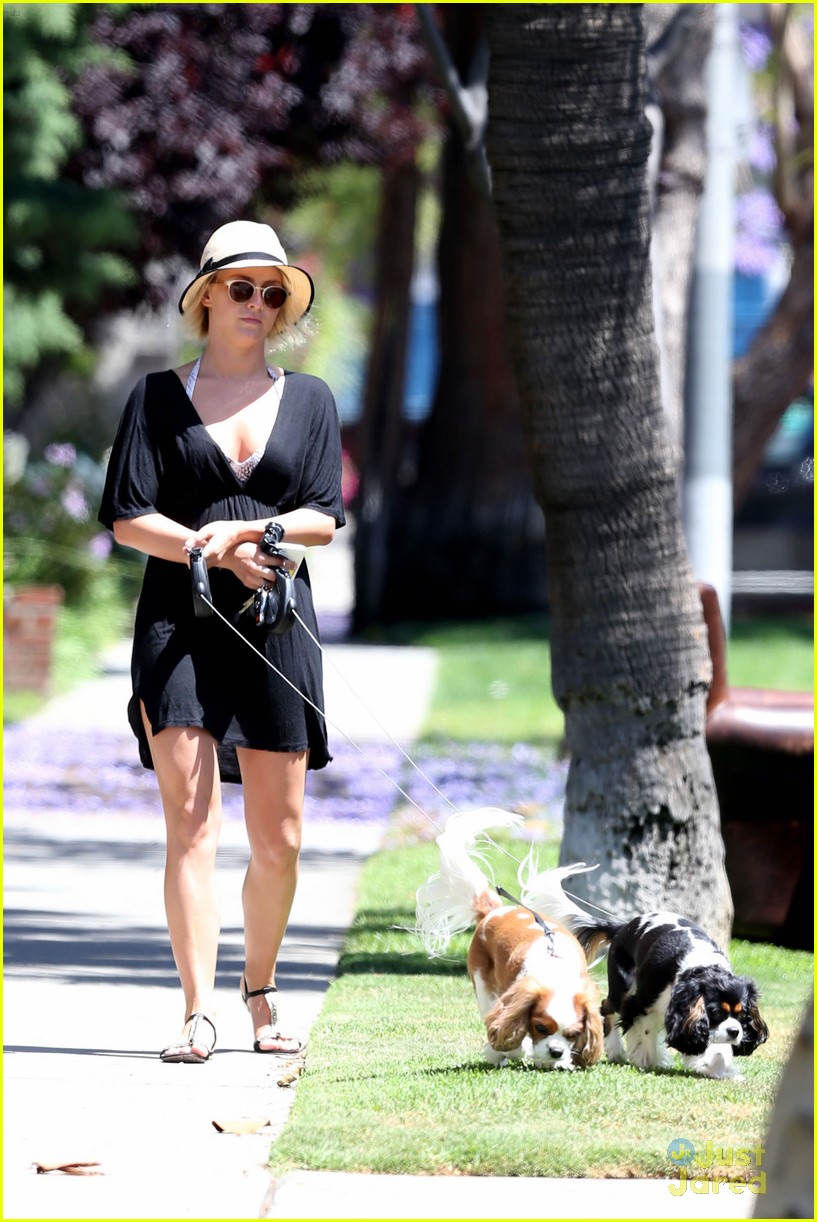 Full Sized Photo of julianne hough gym dog walk 02 | Julianne Hough