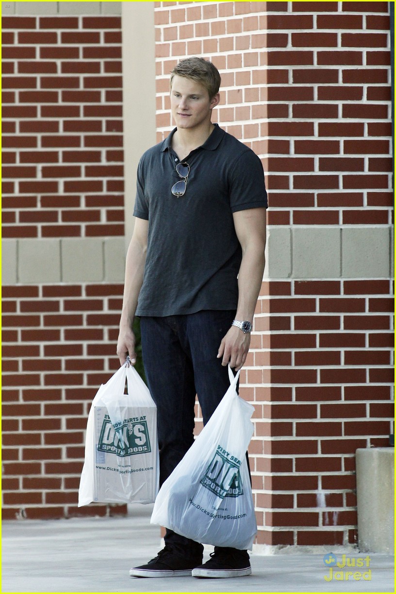 Alexander Ludwig: Varsity Jacket on 'When The Game Stands Tall' Set ...
