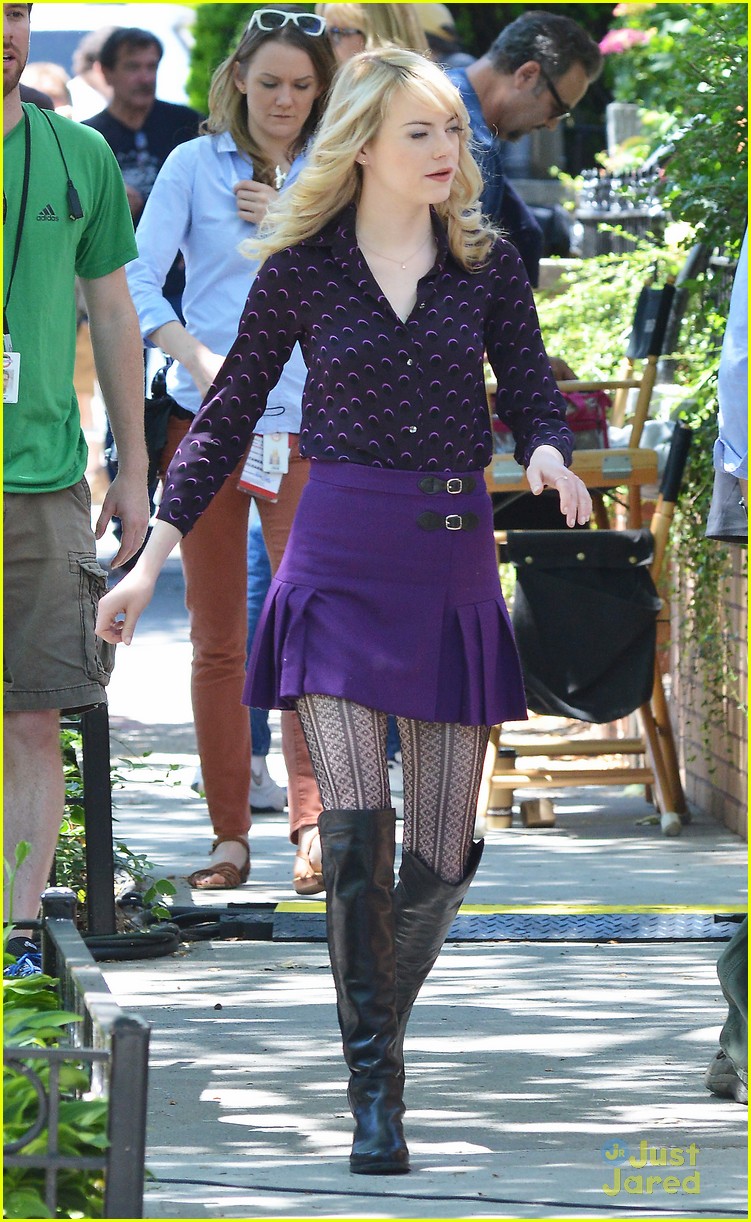 Emma Stone: 'Amazing Spider-Man 2' Set with Sally Field: Photo 568551 |  Andrew Garfield, Emma Stone Pictures | Just Jared Jr.