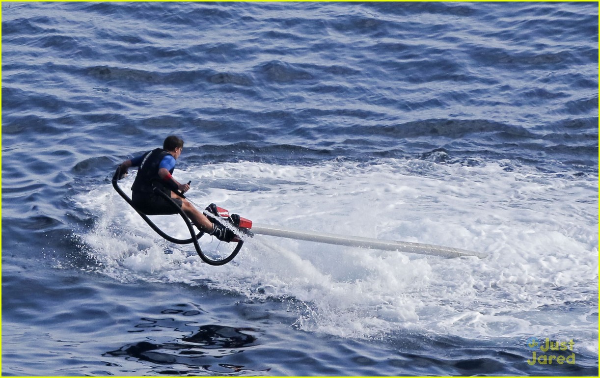 Full Sized Photo of patrick schwarzenegger jet pack fun in monaco 10
