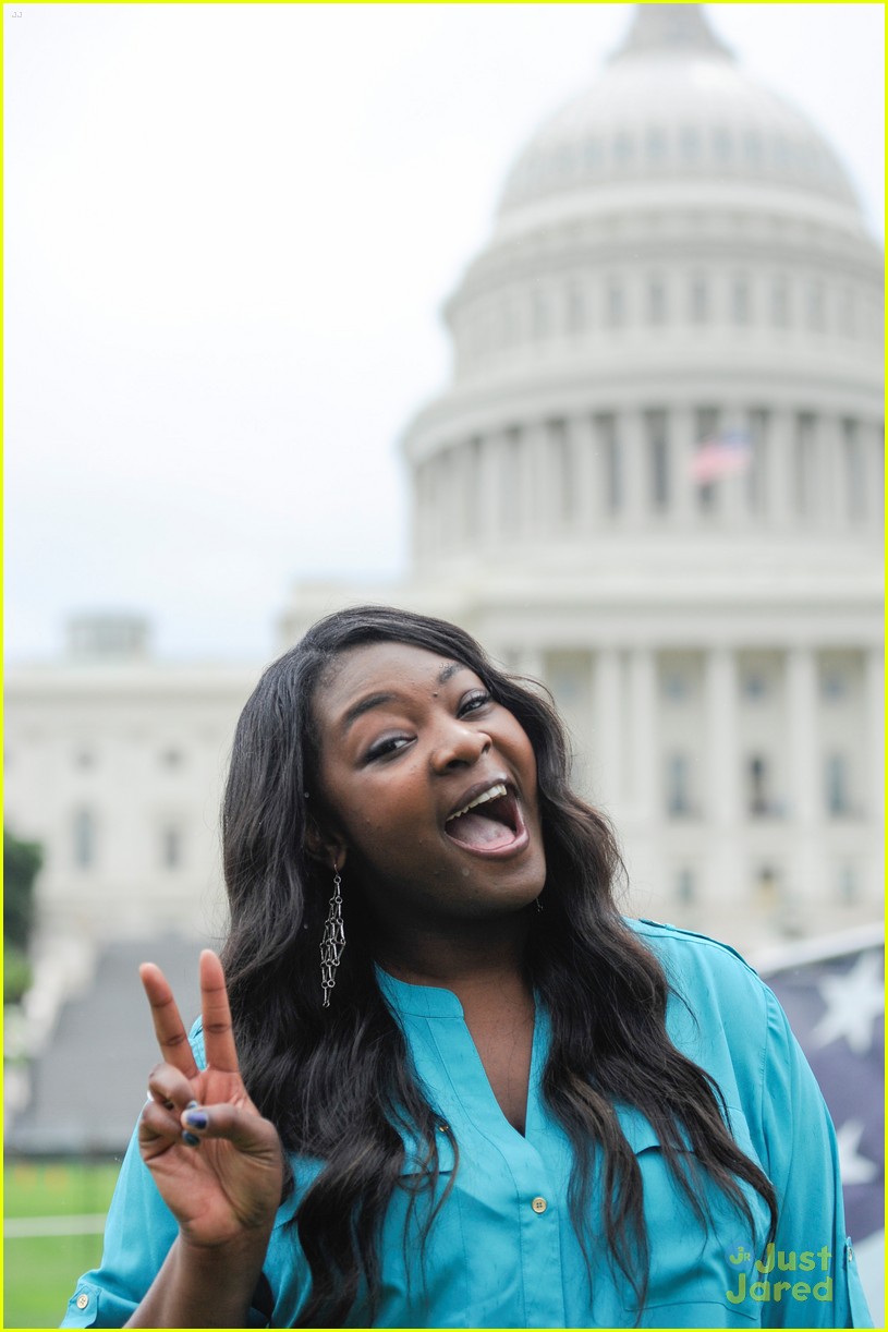 Full Sized Photo of candice glover capitol rehearsals 10 | Candice