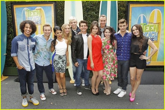 Grace Phipps & Garrett Clayton: 'Teen Beach Movie' Cast Screening ...