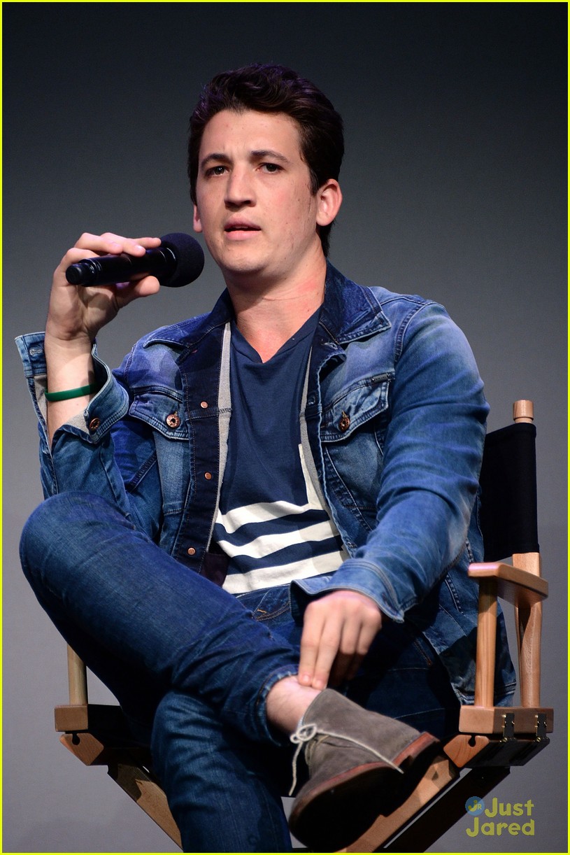 Full Sized Photo Of Miles Teller Apple Store Stop 13 Miles Teller Talks Spectacular Now