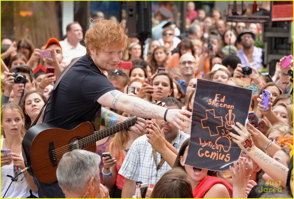 Ed Sheeran 'Today Show' Performance Pics & Video! Photo 576601