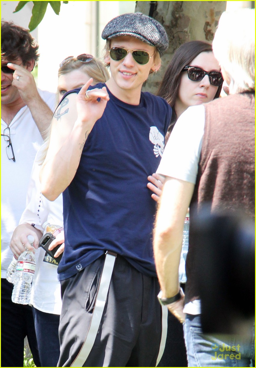 Lily Collins & Jamie Campbell Bower 'Mortal Instruments' Meet & Greet