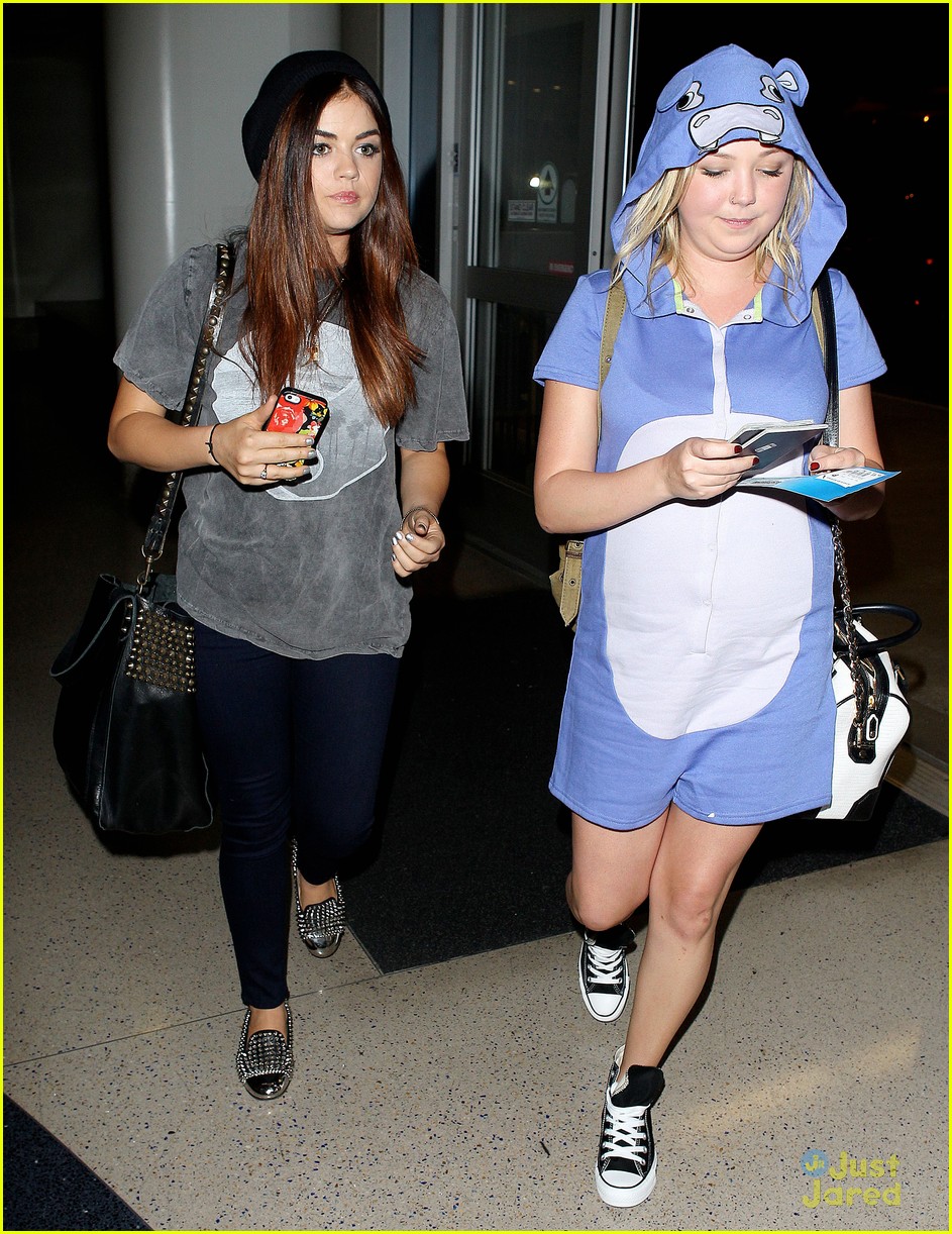 Full Sized Photo of lucy hale lax hippo annie 10 | Lucy Hale: LAX