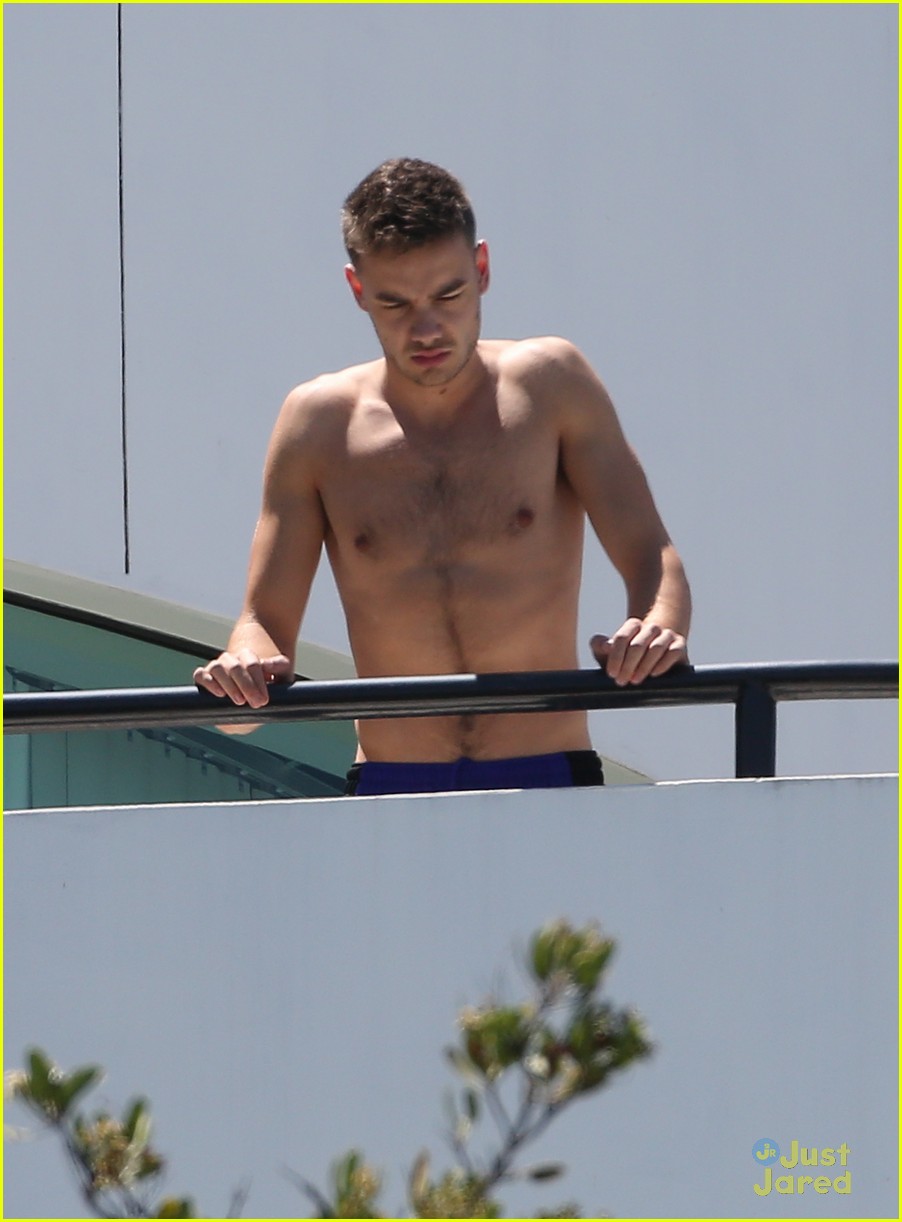 Liam Payne Shirtless on Hotel Balcony! Photo 585127 Photo Gallery Just Jared Jr.