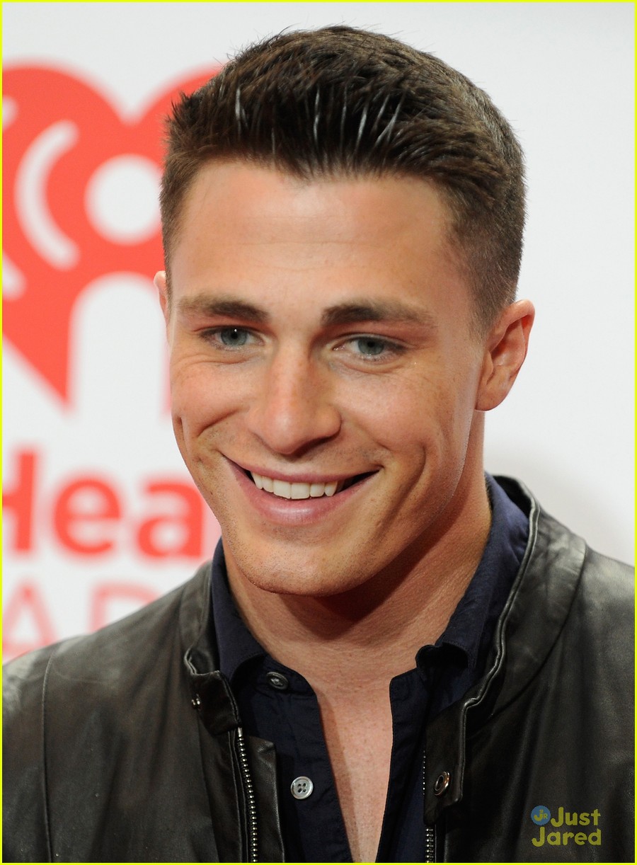 Full Sized Photo of kateie cassidy colton haynes arrow iheartradio 14 ...