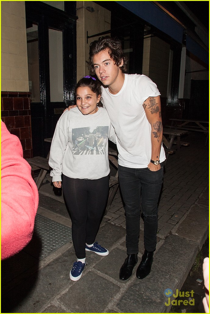 Kelly Osbourn and, Harry Styles attend the House of Holland