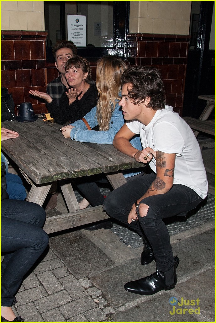 Kelly Osbourn and, Harry Styles attend the House of Holland