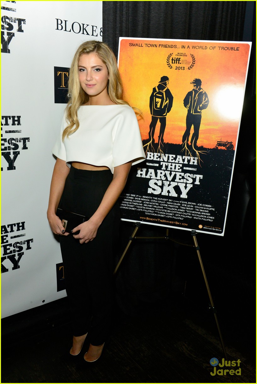 Zoe Levin: 'Palo Alto' & 'Beneath The Harvest Sky' Premieres at TIFF