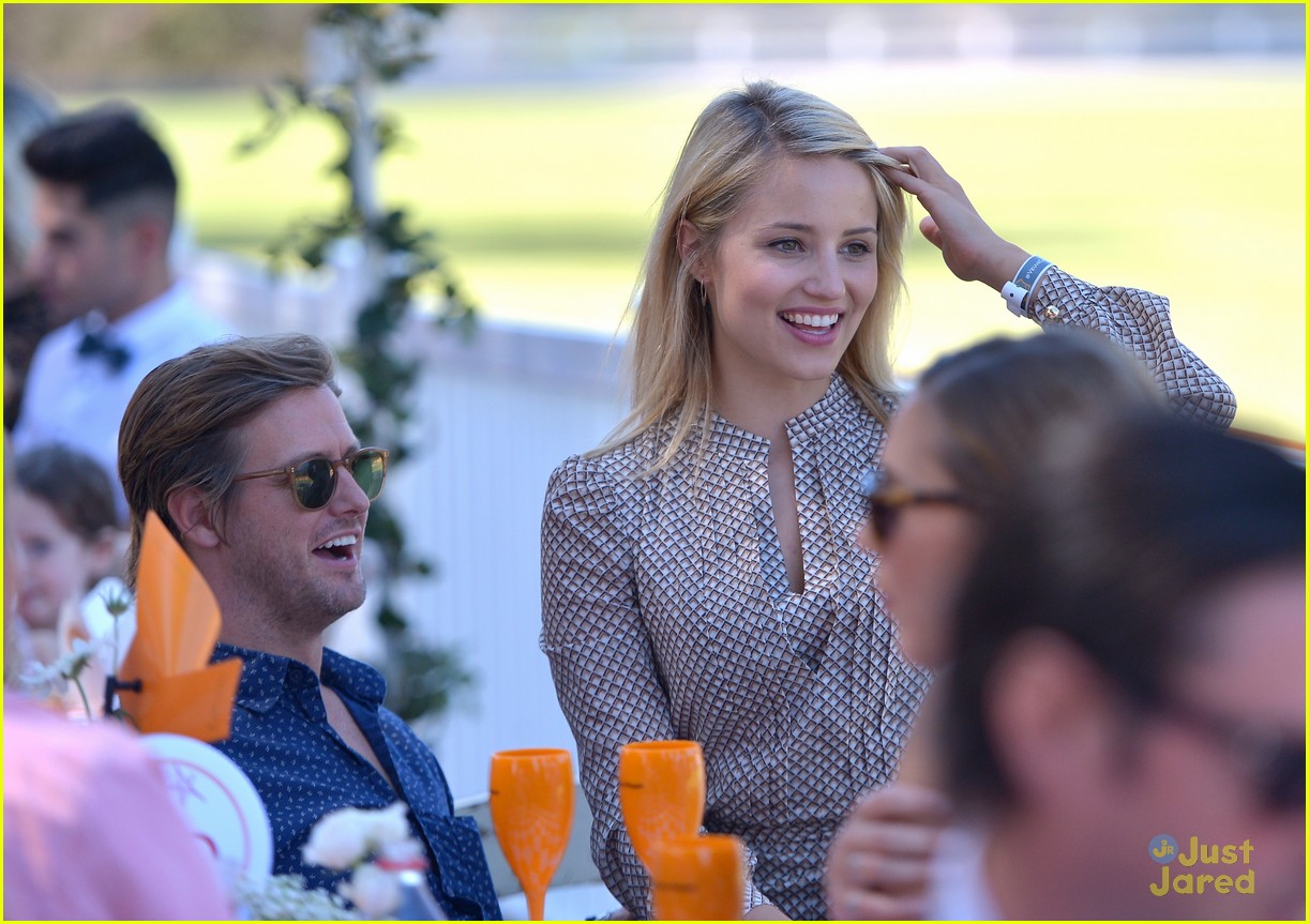 Dianna Agron & Nick Mathers: Veuve Clicquot Polo Classic Couple ...
