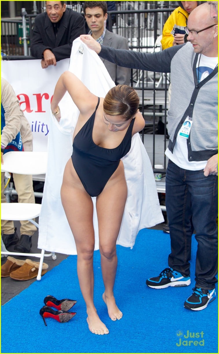 Adrienne Bailon Swim For Relief Participant Photo