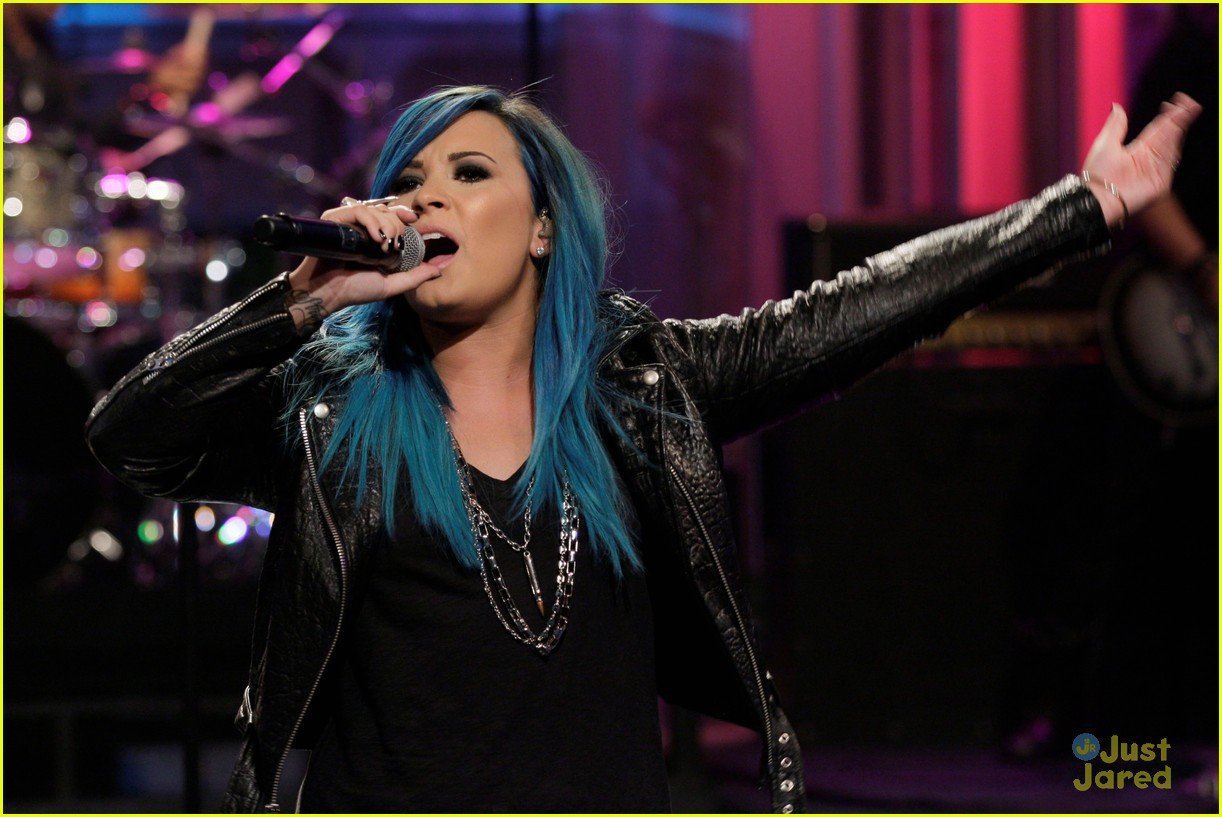 1. Demi Lovato's Bold Blue Hair Transformation - wide 1