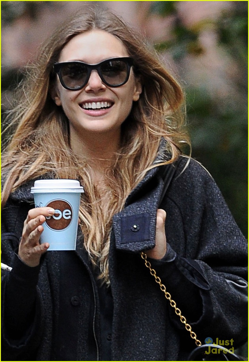 Full Sized Photo of elizabeth olsen boyd holbrook coffee loving couple