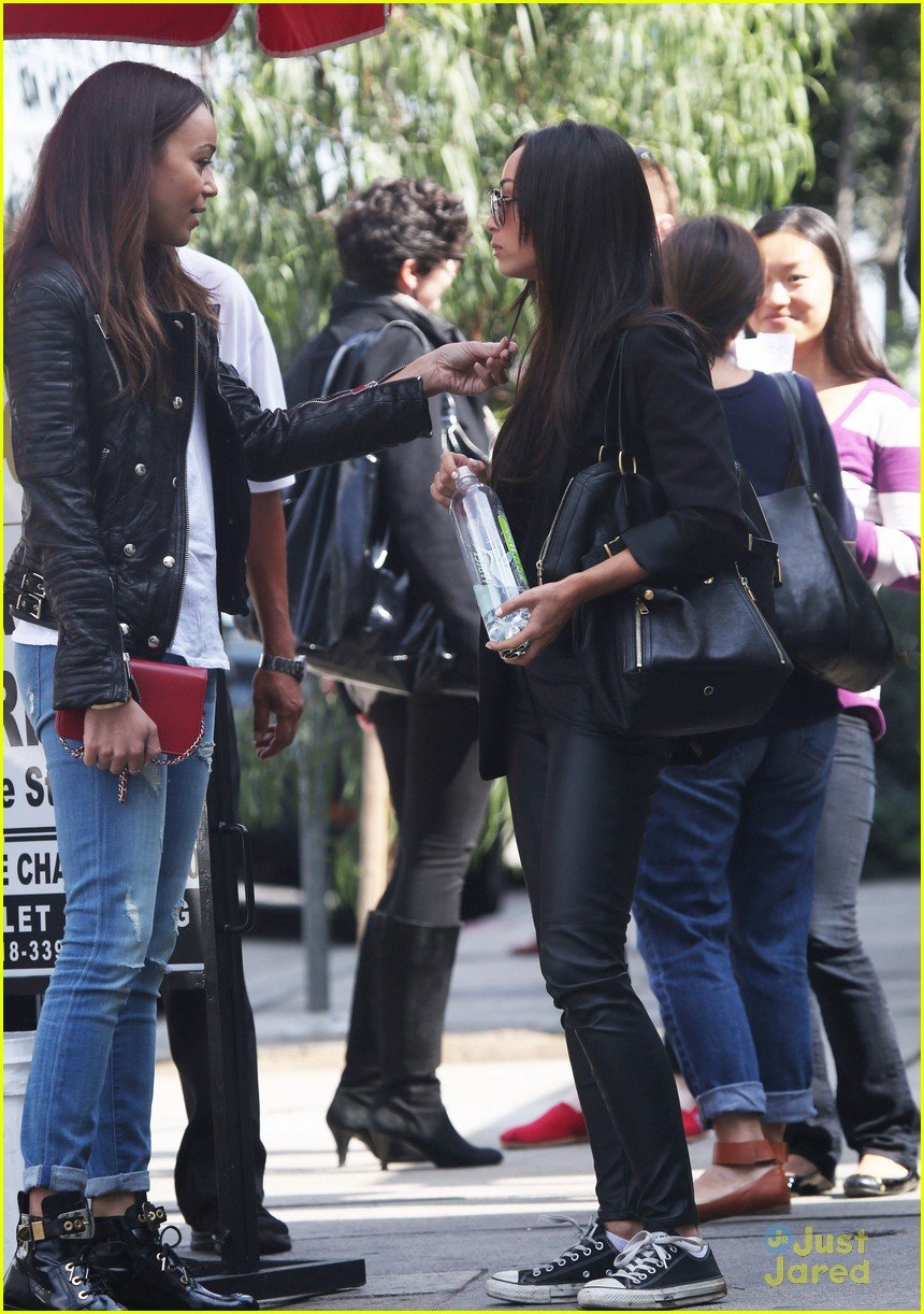 Full Sized Photo of ashley madekwe cara santana lunch date 23 | Ashley