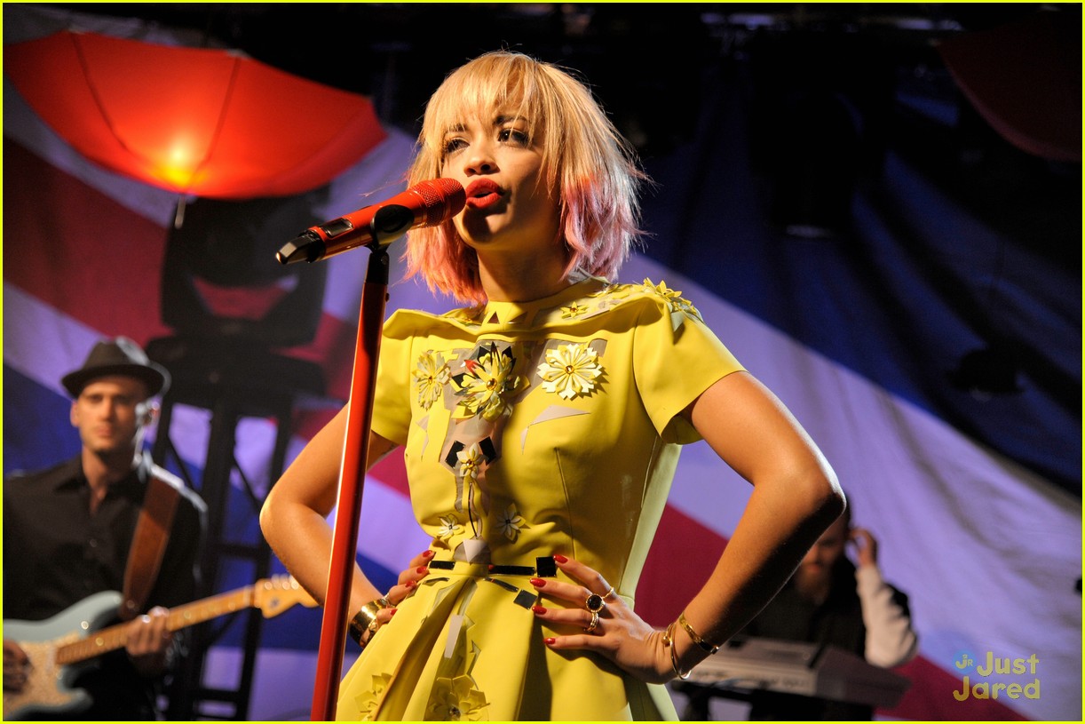 Full Sized Photo of rita ora pink hair for iheartradio performance 06 ...