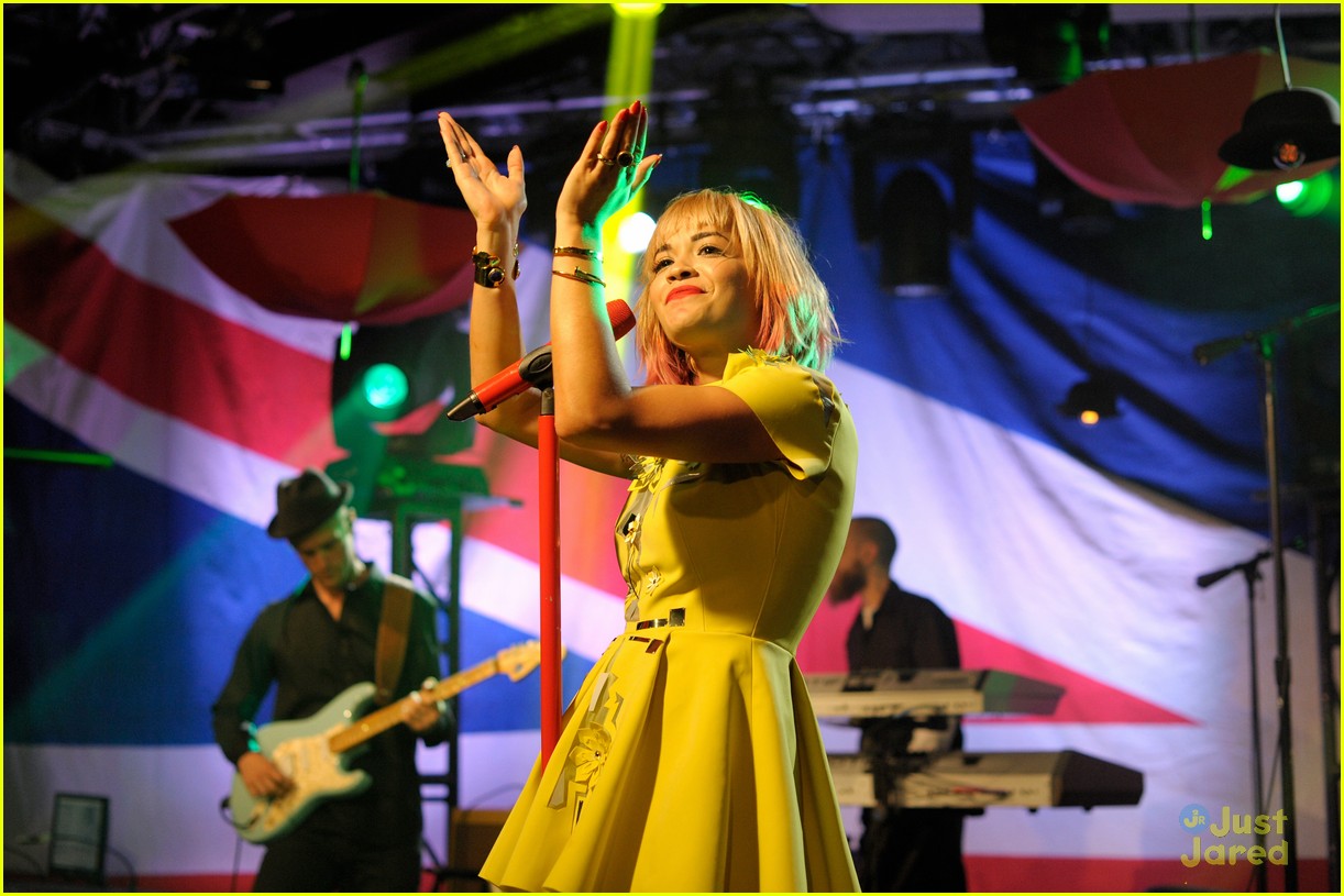Full Sized Photo of rita ora pink hair for iheartradio performance 07 ...