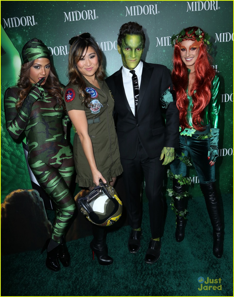 Shenae Grimes & Josh Beech: Midori Green Halloween Party 2013 | Photo