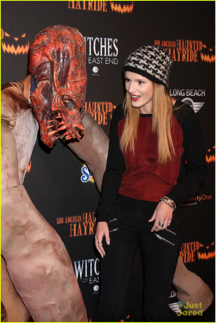 Bella Thorne: Haunted Hayride Premiere Night with Olivia Holt! | Photo
