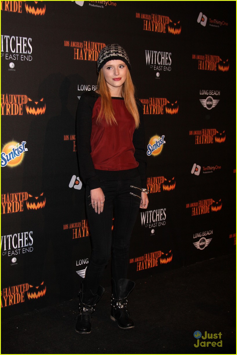 Bella Thorne: Haunted Hayride Premiere Night with Olivia Holt! | Photo