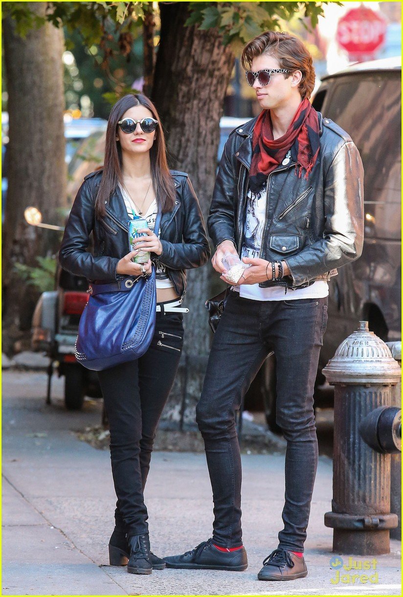 Victoria Justice & Pierson Fode: Leather Jackets For 'No Kiss List ...