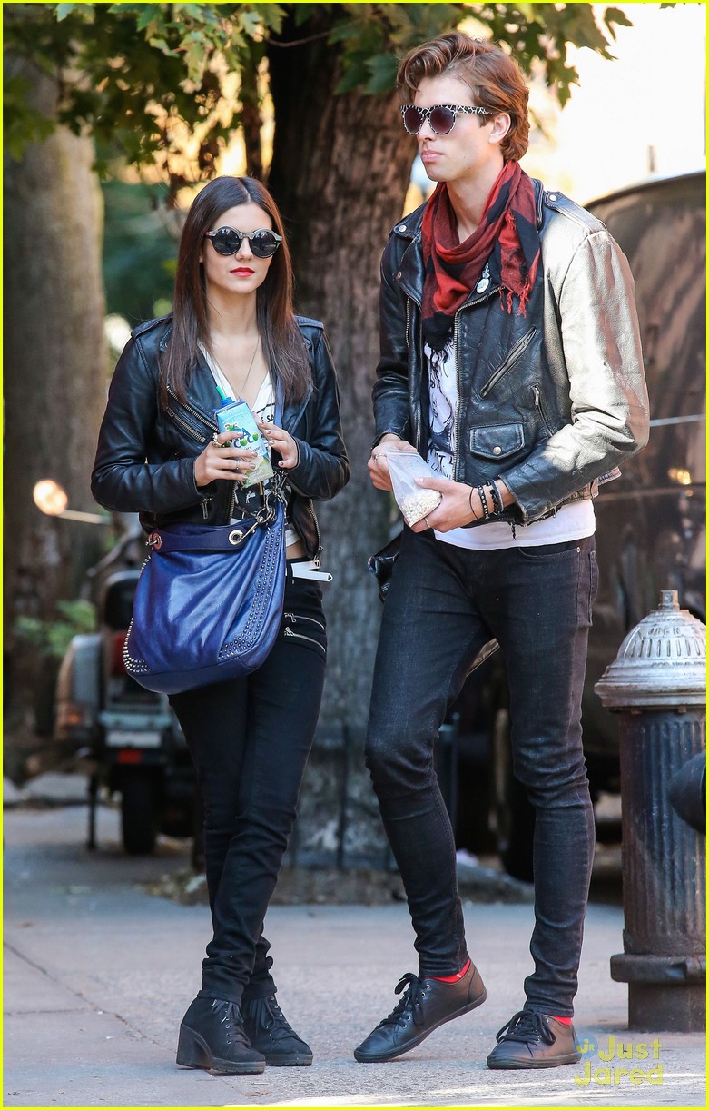 Victoria Justice & Pierson Fode: Leather Jackets For 'No Kiss List ...
