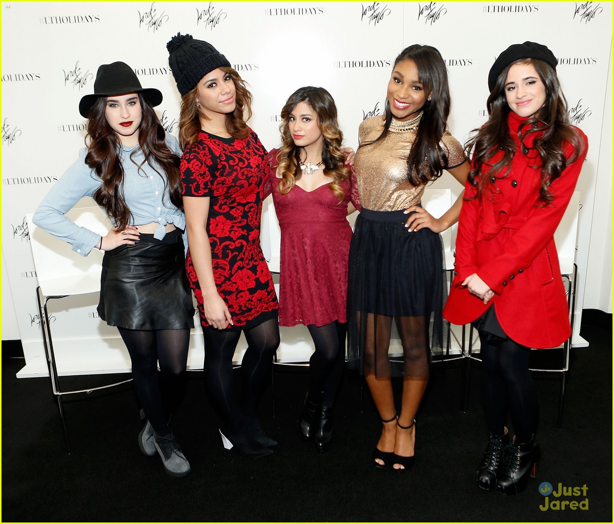 Fifth Harmony Lord & Taylor Flagship Holiday Window Unveiling Photo