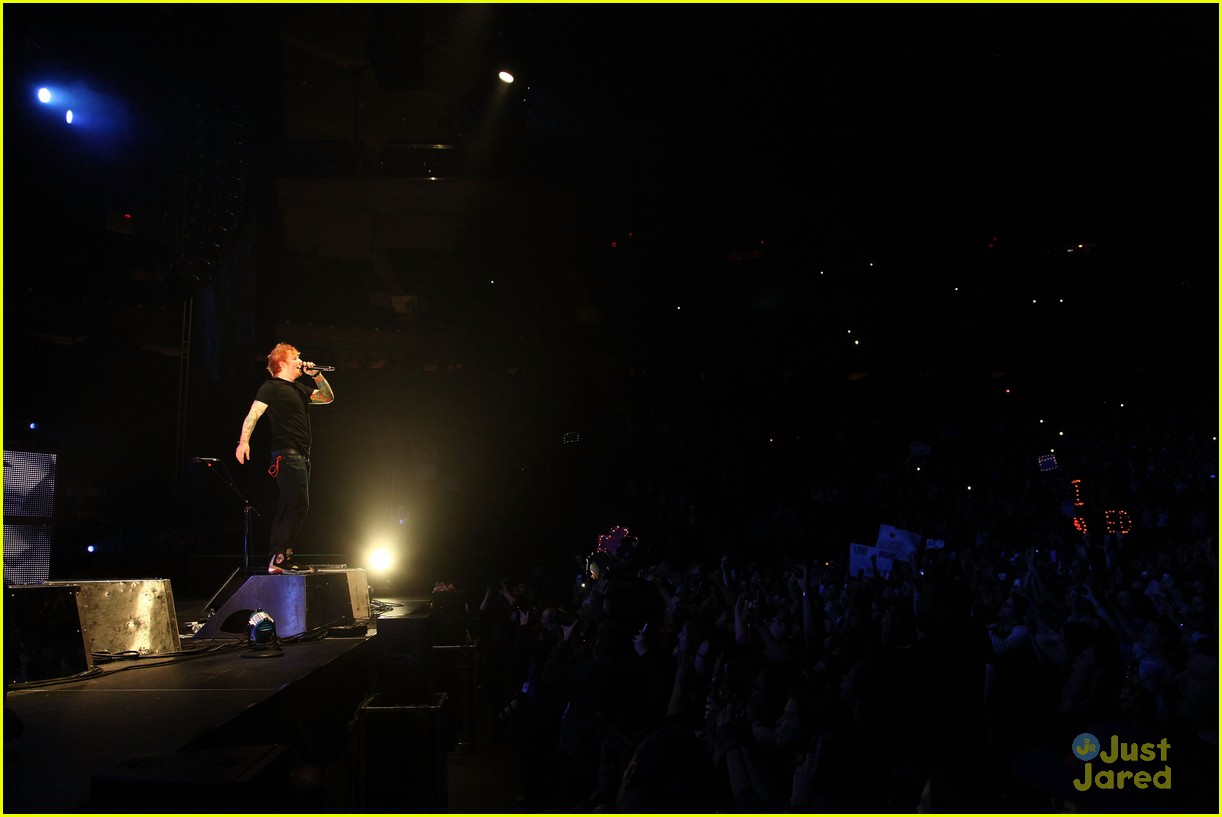 Full Sized Photo Of Ed Sheeran Gingerbread Man Halloween Concert 10