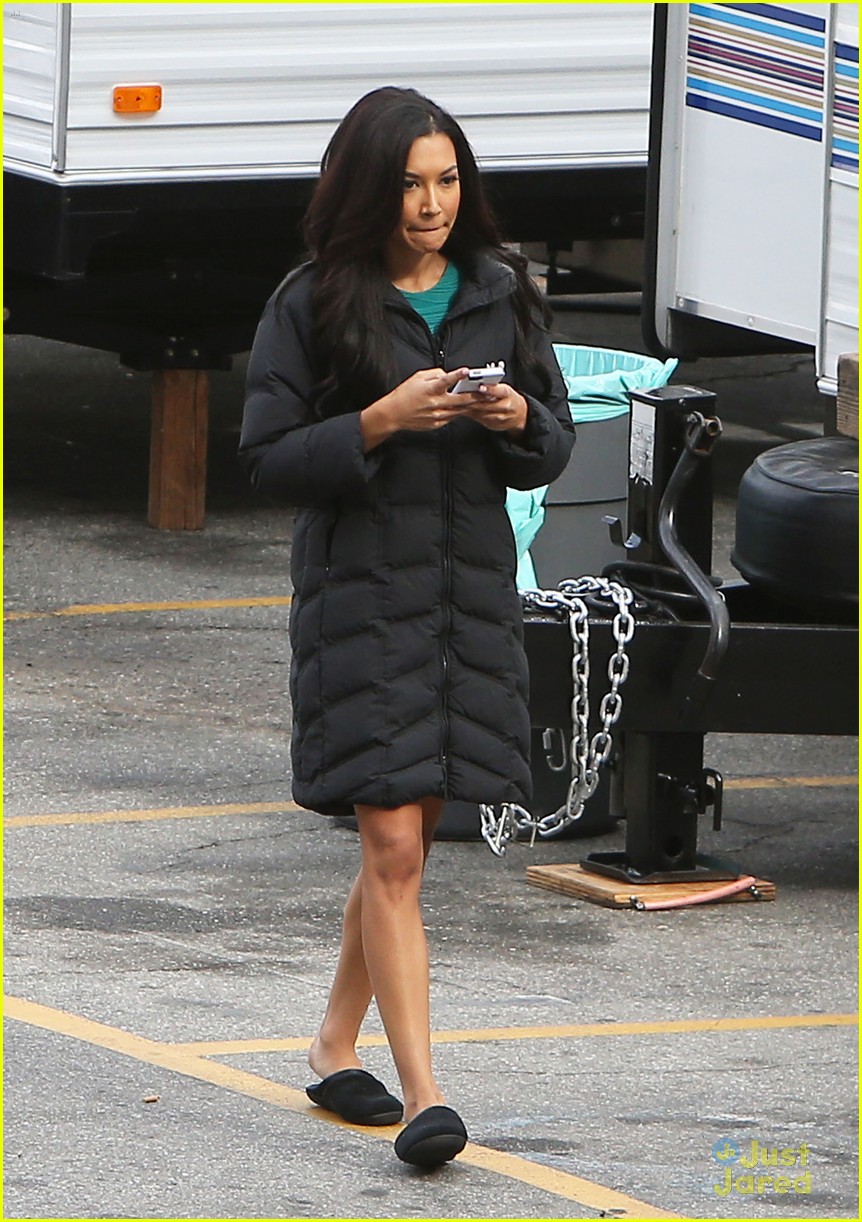 Lea Michele And Naya Rivera Downtown For Glee Photo 618219 Photo