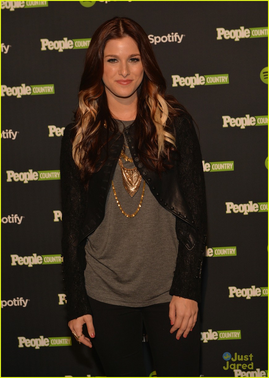 Full Sized Photo of cassadee pope lucy hale spotify event 14 | Lucy