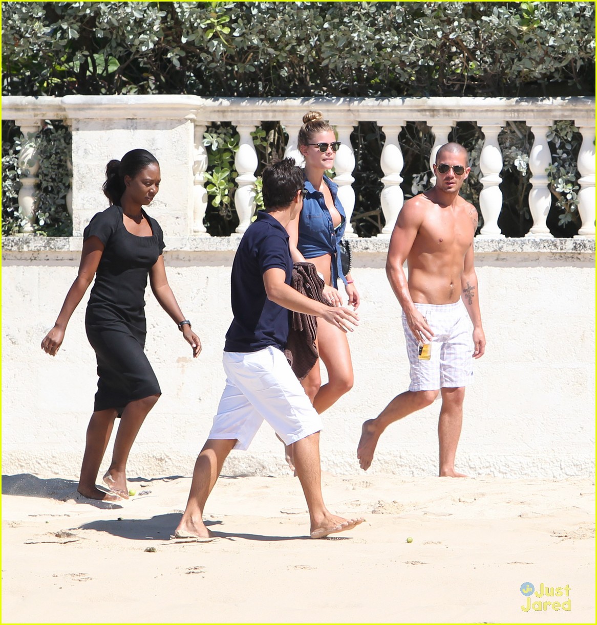 Max George: Shirtless in Barbados with Nina Agdal | Photo 622424 ...
