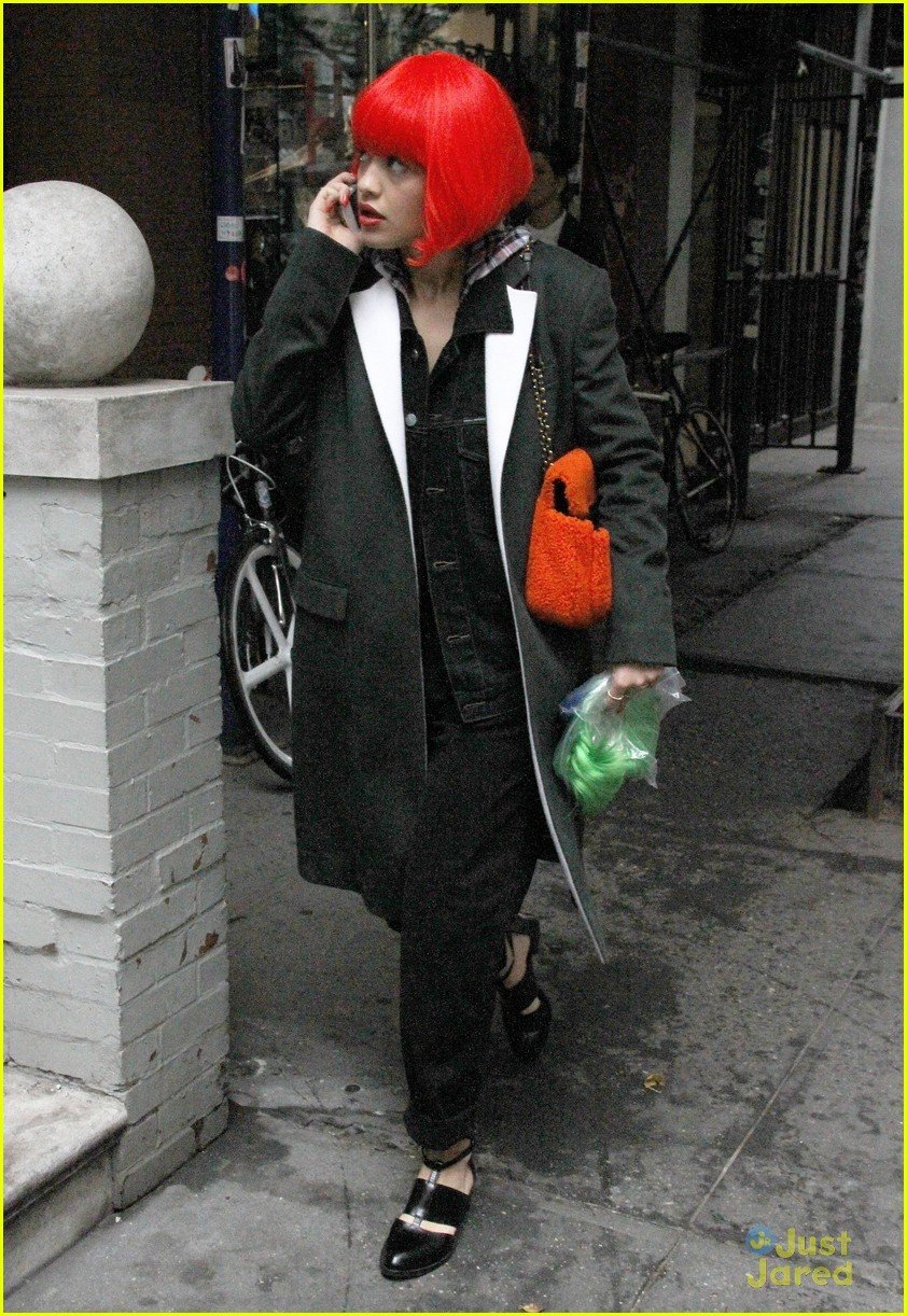 Full Sized Photo of rita ora credit card costume for halloween 01