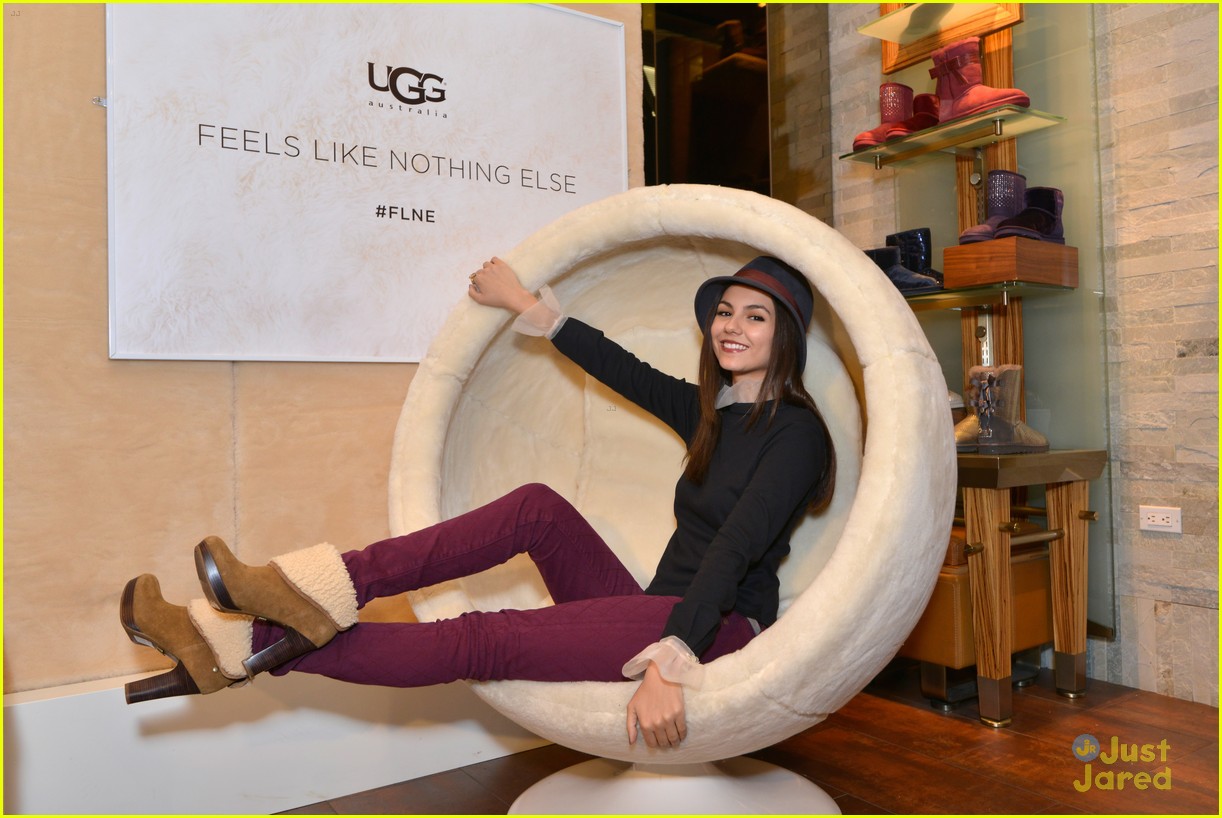 Full Sized Photo of victoria justice ugg australia launch 14 | Victoria