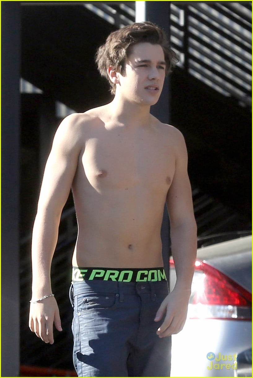 Austin Mahone Shirtless Commercial Shoot Photo Photo Gallery Just Jared Jr