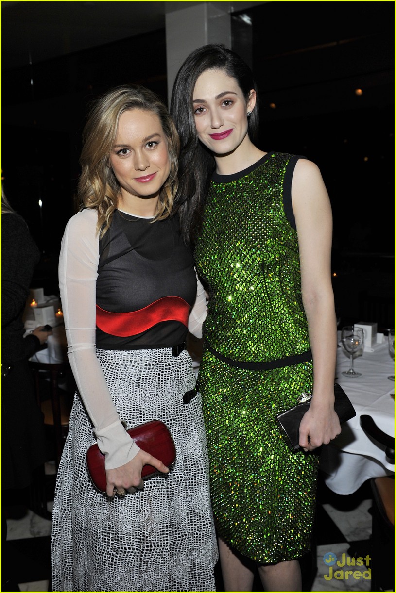 Emmy Rossum & Brie Larson Antonio Berardi Private Dinner Photo
