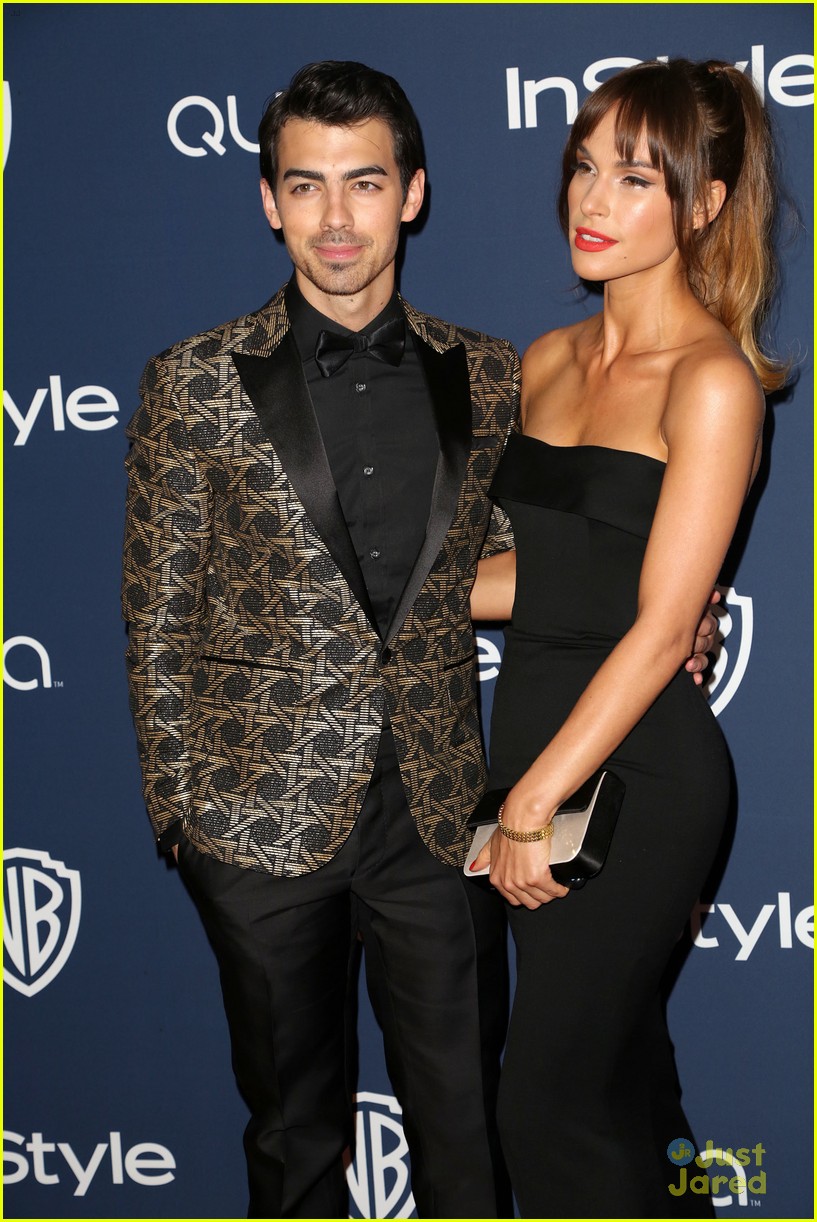 Joe Jonas & Blanda Eggenschwiler InStyle Golden Globes 2014 After