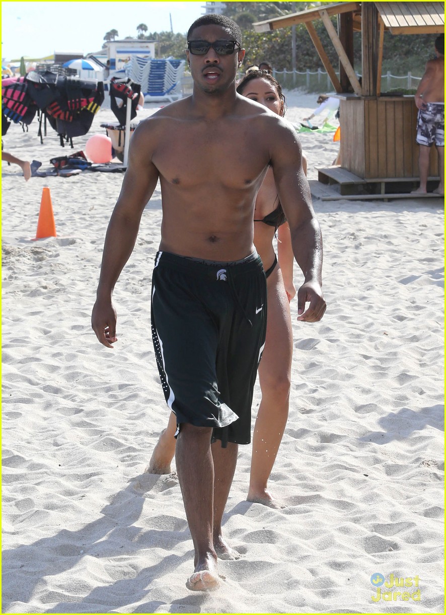 Michael B. Jordan: Shirtless Jet Skiing with Mystery Girl! | Photo ...